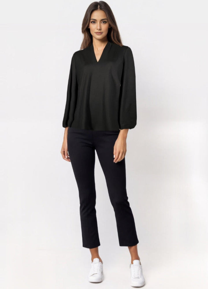 The Waverly Street Flutter Sleeve Tunic