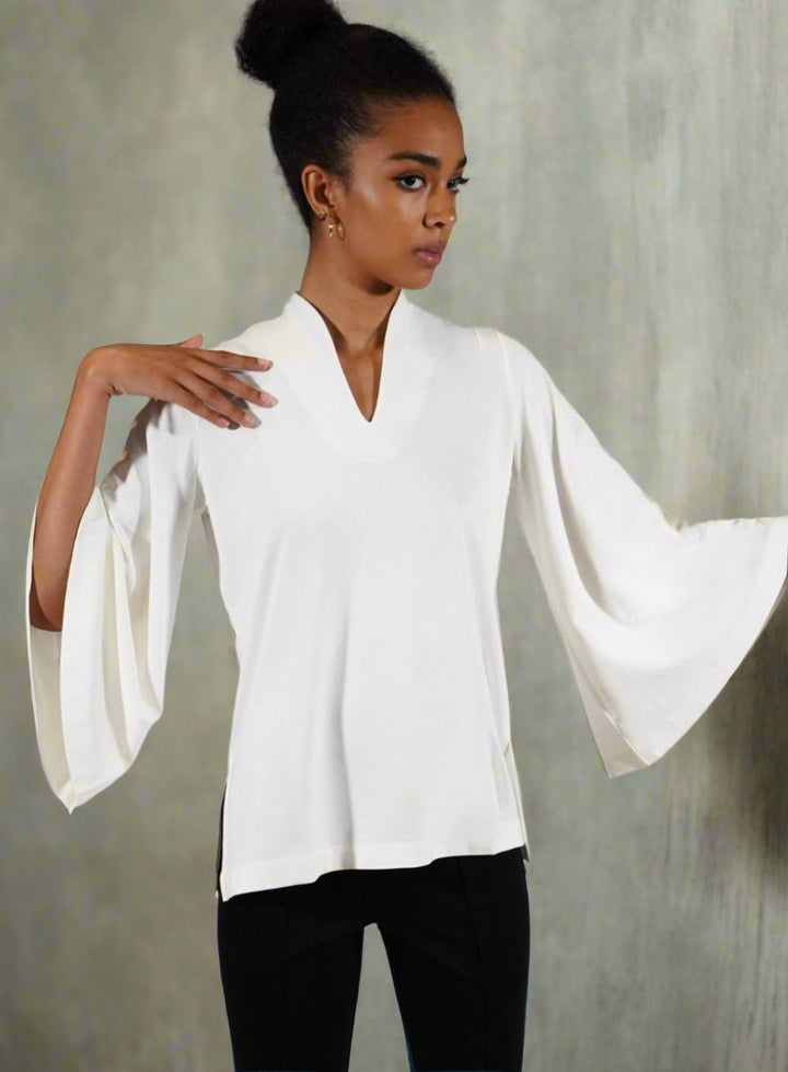 The Waverly Flutter Sleeve Tunic