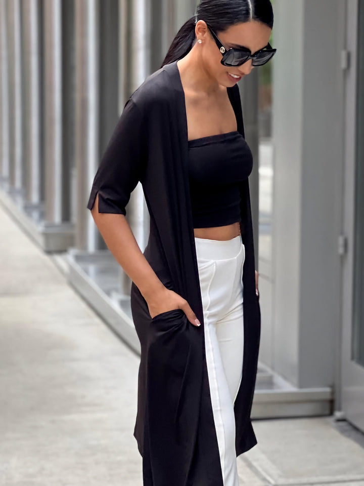 The Hanover Jersey Long Cardigan