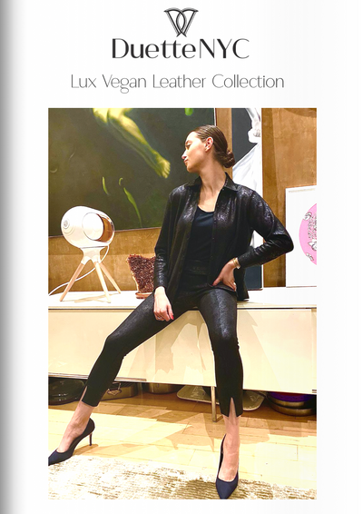 DuetteNYC Vegan Leather Lookbook