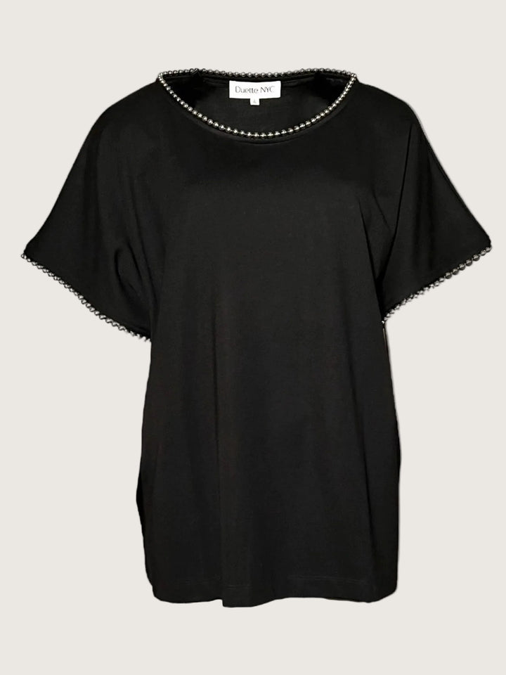 Relaxed Top with Metal Accents - The Eldridge