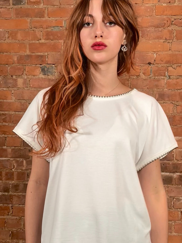The Eldridge Top with Metal Details