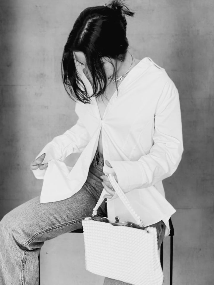 The Reade Tailored White Cotton Shirt