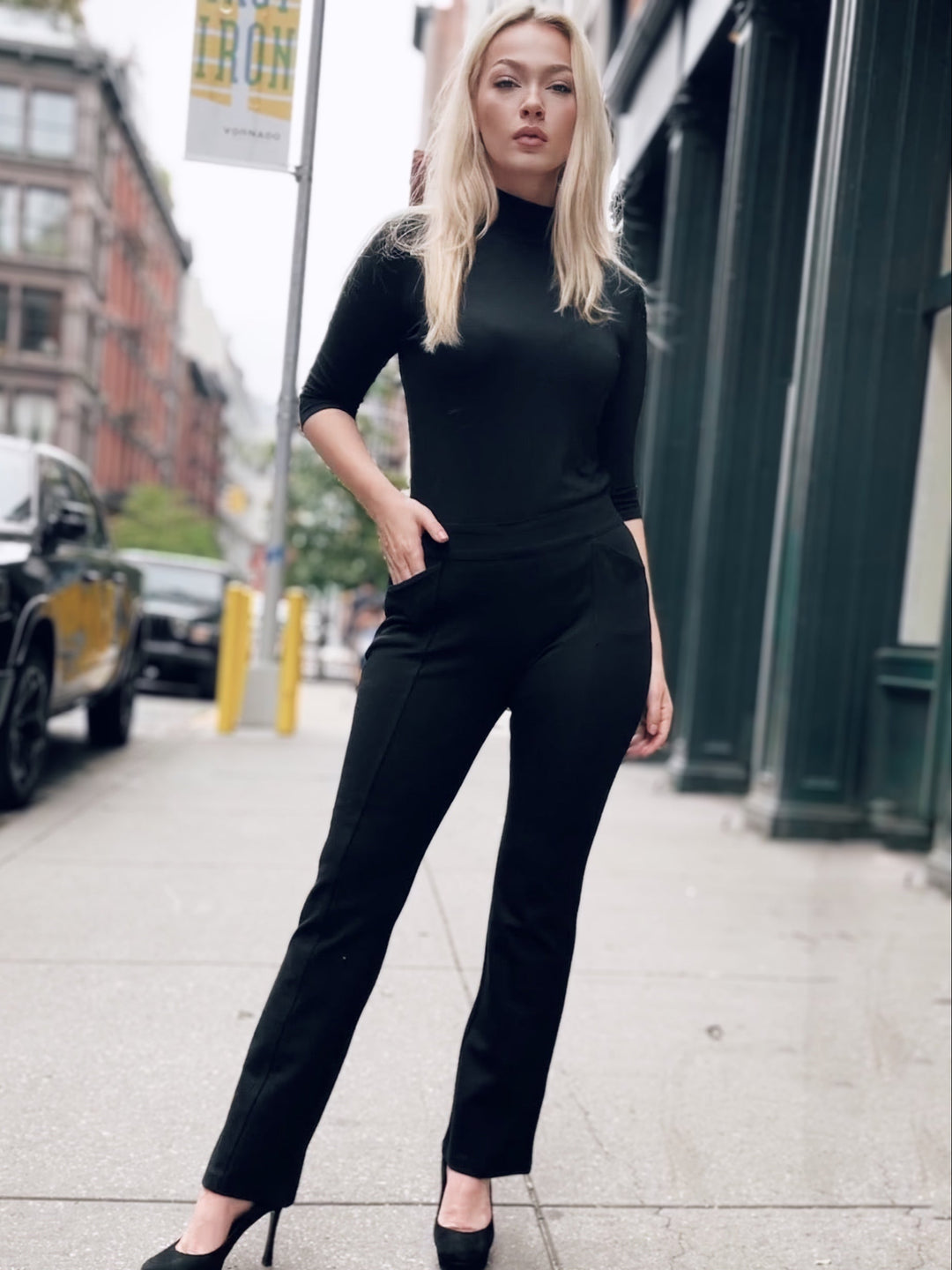 Perfect Fit Ponte Boot Leg Pant - The Essex - Pull on