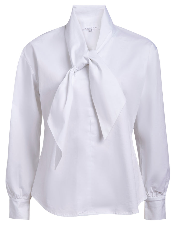 Organic Cotton Front Tie Shirt - The Charlton