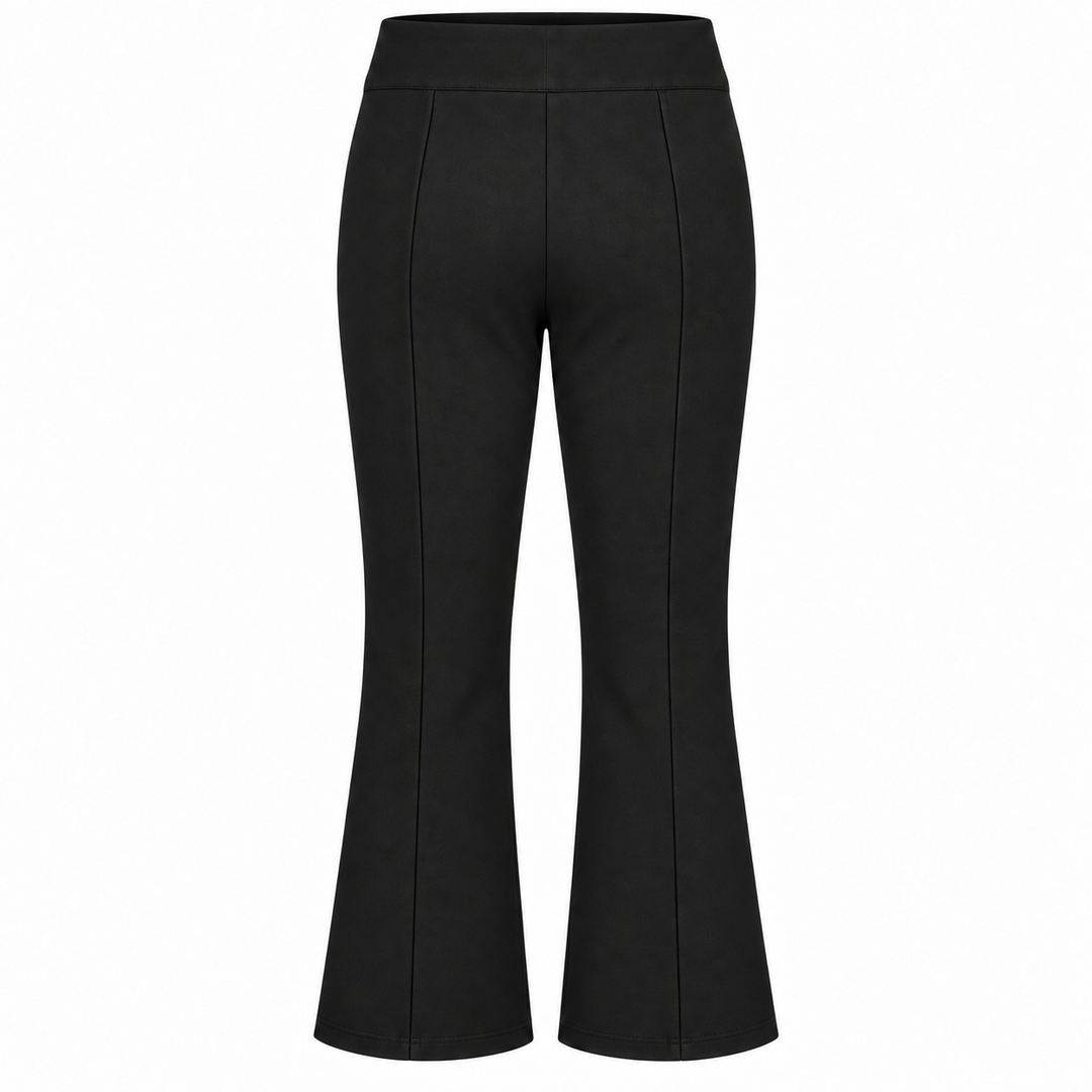 Black Cropped Ponte Pant | The Duane