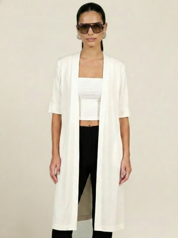 The Hanover Long Jersey Cardigan