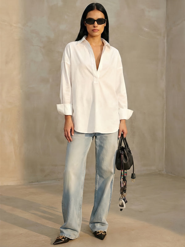 The Murray Oversized Cotton Poplin Shirt