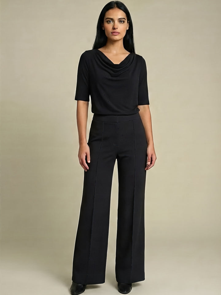 The Wall Drape Neck Top