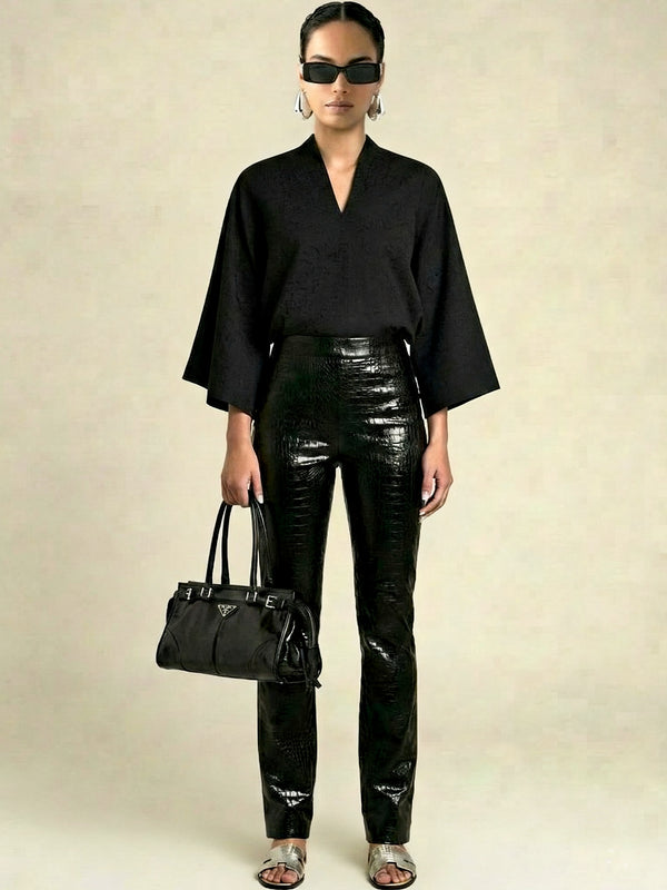 The Waverly Flutter Sleeve Top