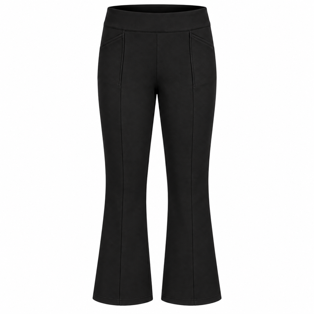Black Cropped Ponte Pant | The Duane