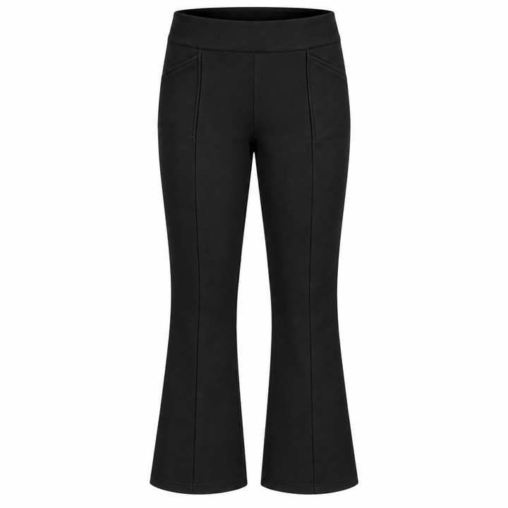 Black Cropped Ponte Pant | The Duane