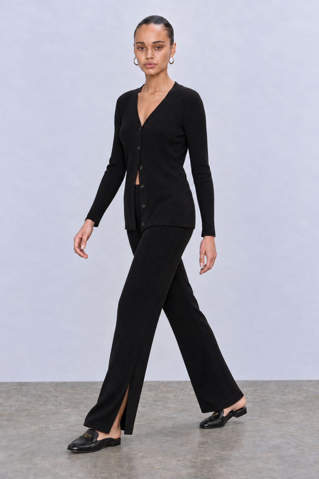 Cashmere-Blend Knit Pant | The Walker