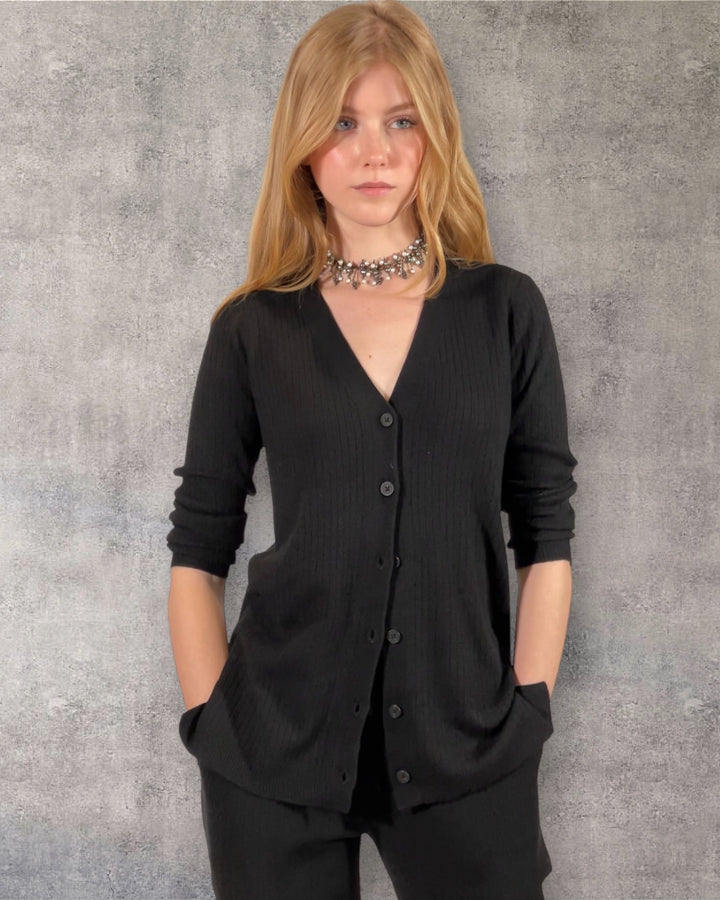 Cashmere Blend Cardigan - The Trinity