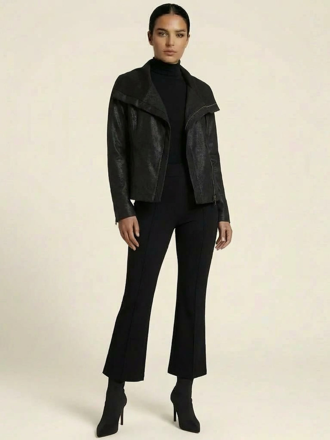 Perfect Fit Ponte Cropped Flare Pants - The Duane