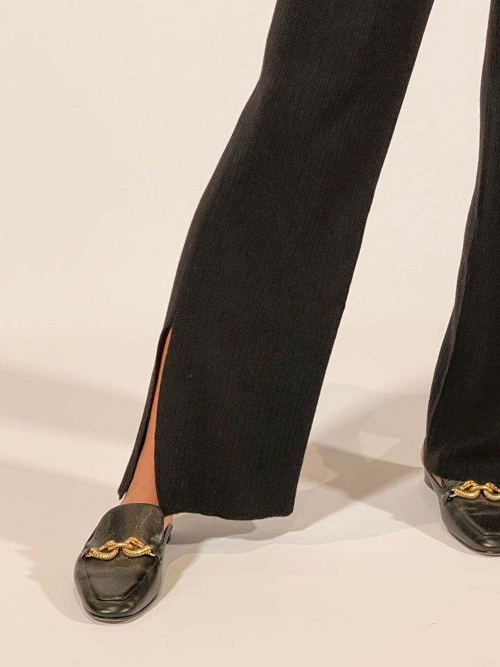 Cashmere Blend Wide Leg Pant - The Walker