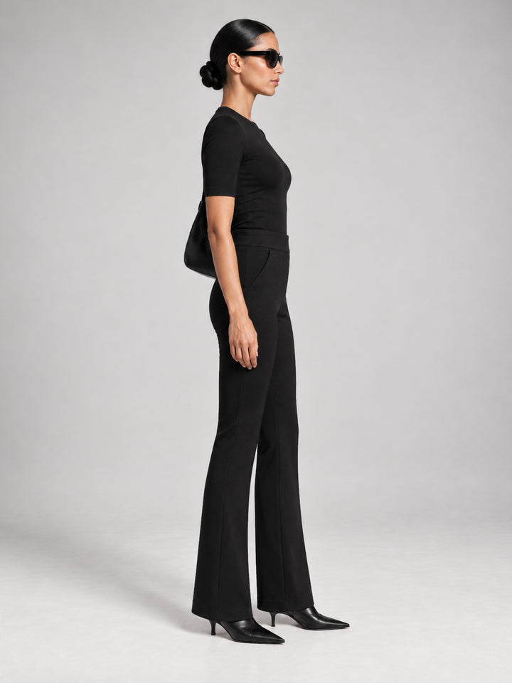 Black Bootcut Ponte Pant | The Essex