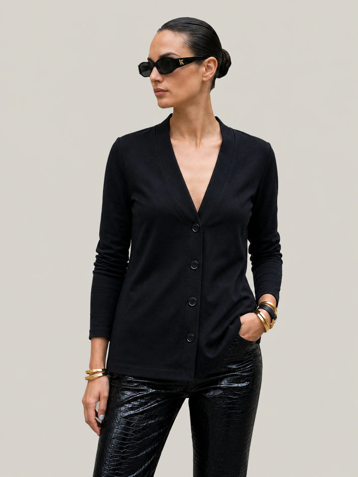 Lux Ponte Cardigan - The Greene