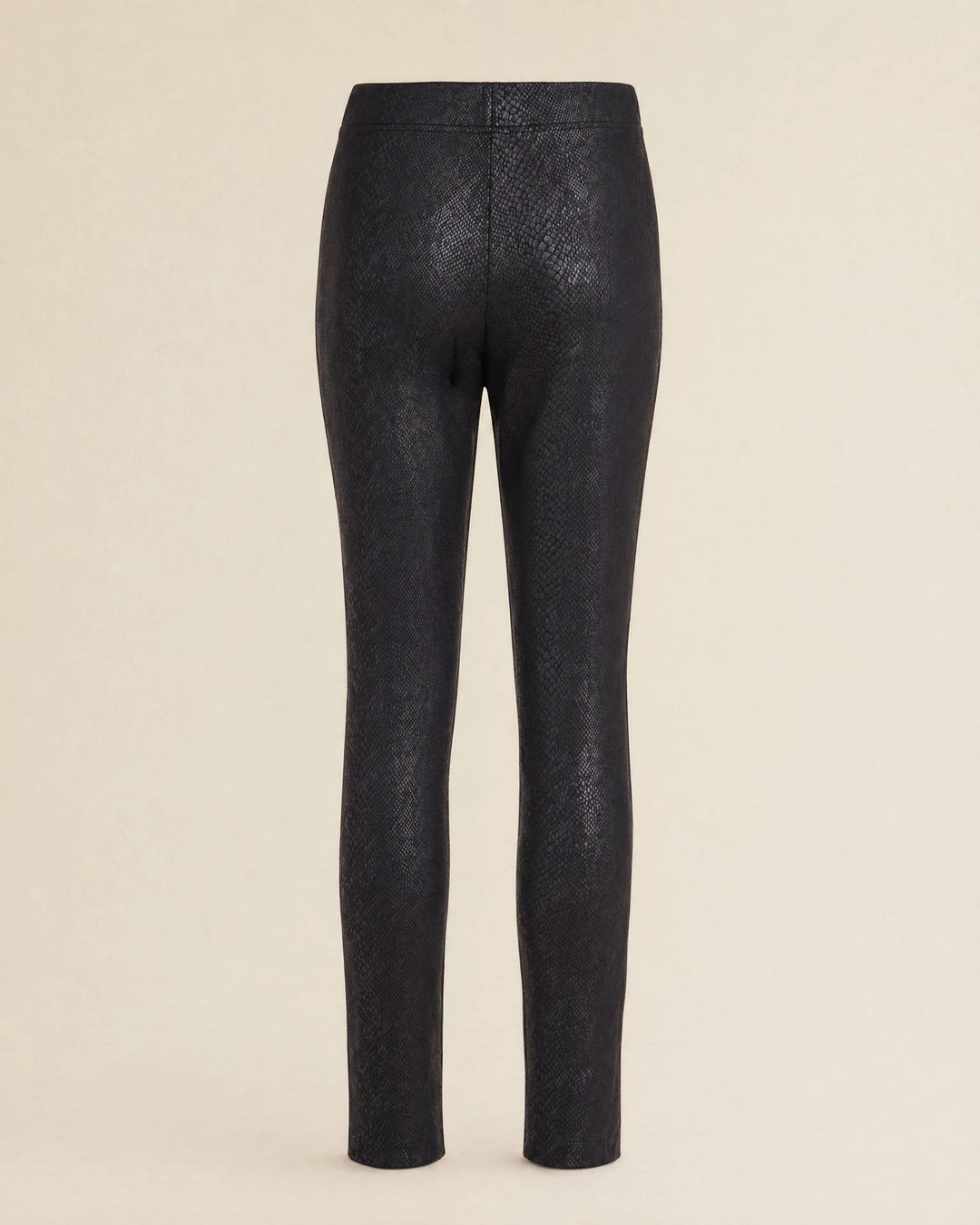 The Broome Slim Stretch Pants in Embossed Vegan Suede