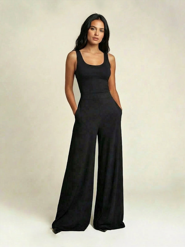 The Liberty Wide-Leg Jersey Pant