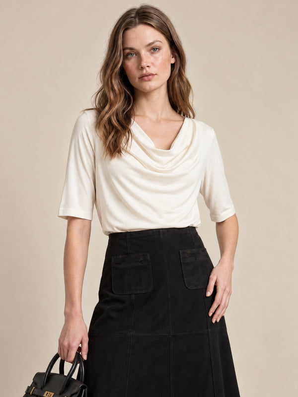 Drape-Neck Top | The Wall