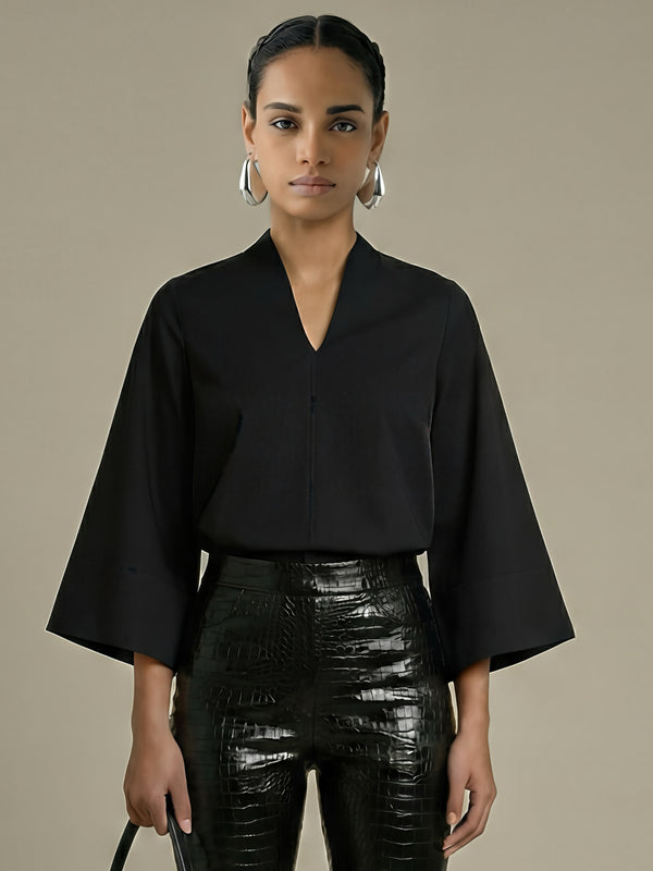 The Waverly Flutter Sleeve Top