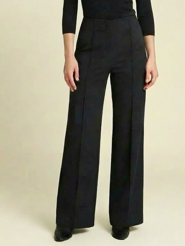 The Carmine Wide Leg Ponte Pant