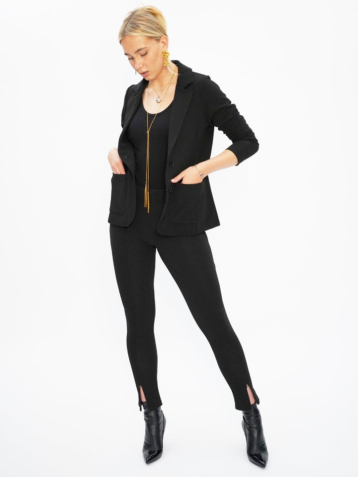 The Boardroom Luxury Textured Knit Blazer - The Greenwich - DuetteNYC