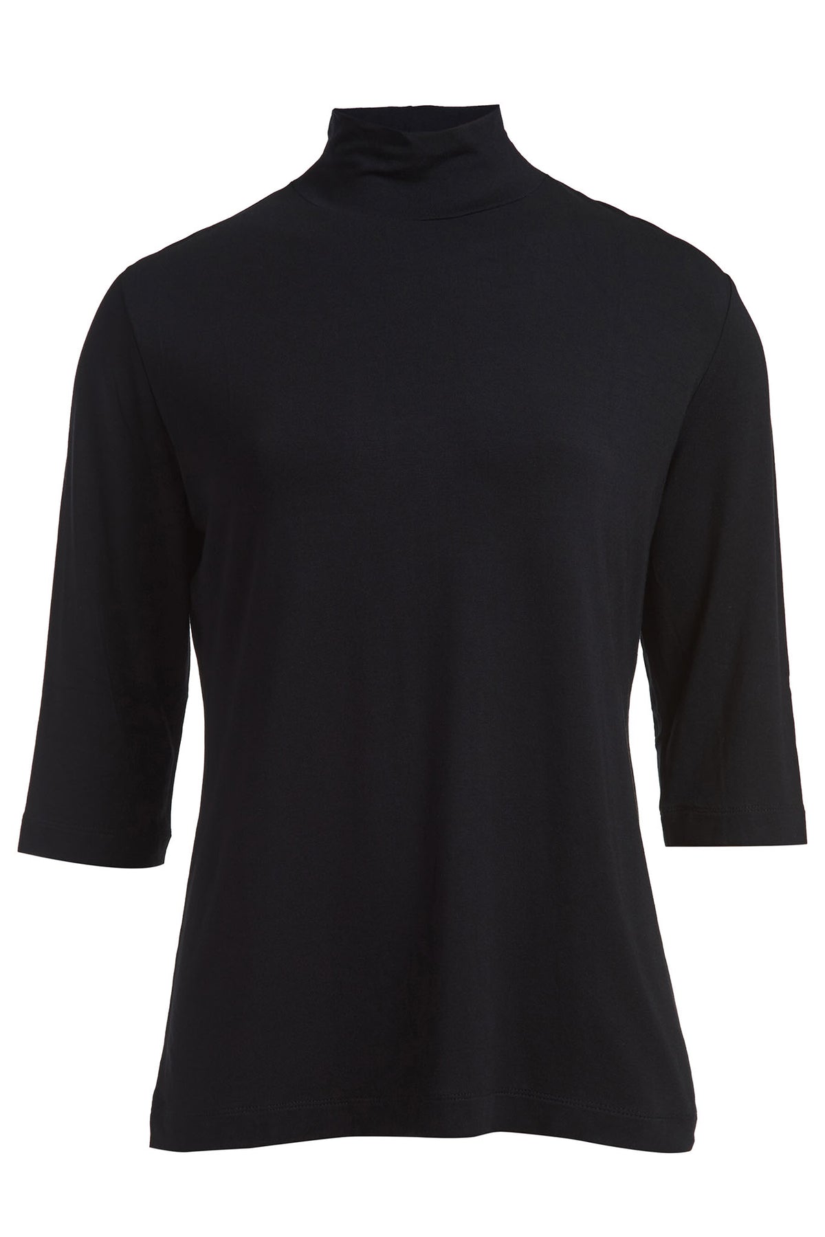 The Ludlow Perfect Mock Neck Tee – DuetteNYC