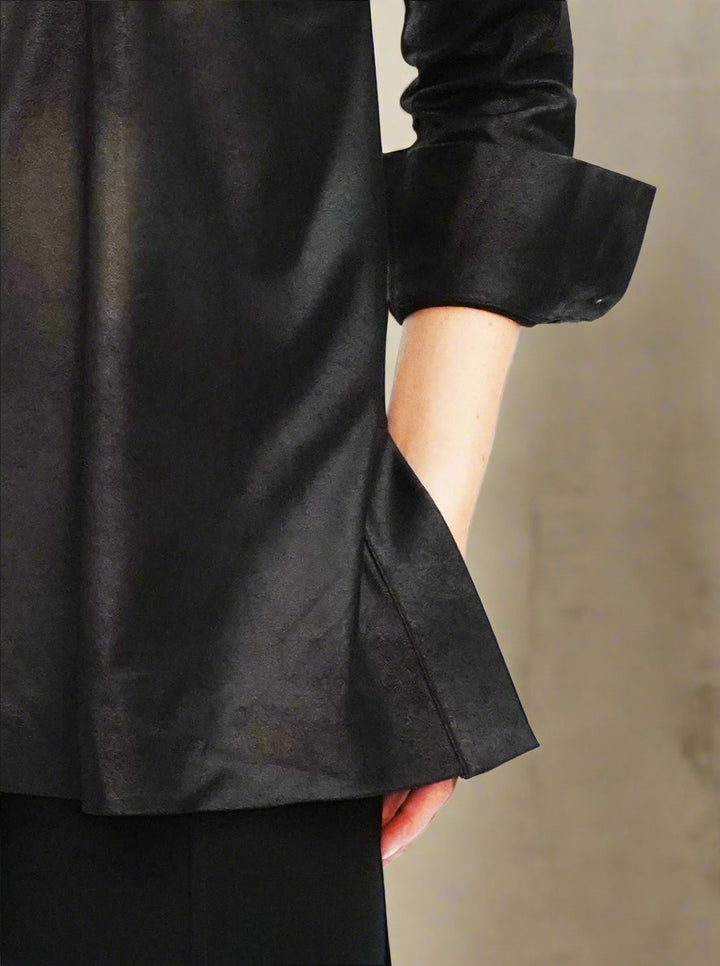 Matte Vegan Suede Tunic - The Mulberry - DuetteNYC