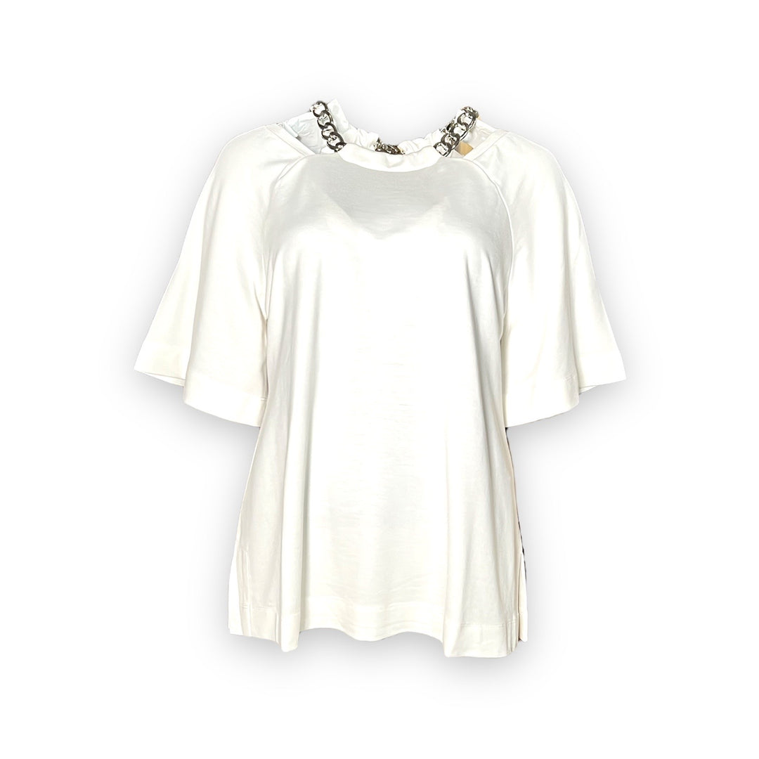 Luxury Top with Removable Silver Chain - The Minetta - DuetteNYC