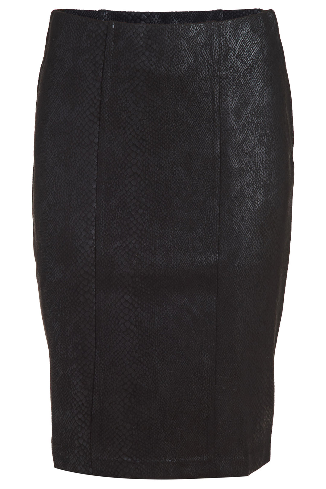 Faux Suede Stretch Pencil Skirt - The Forsyth - DuetteNYC